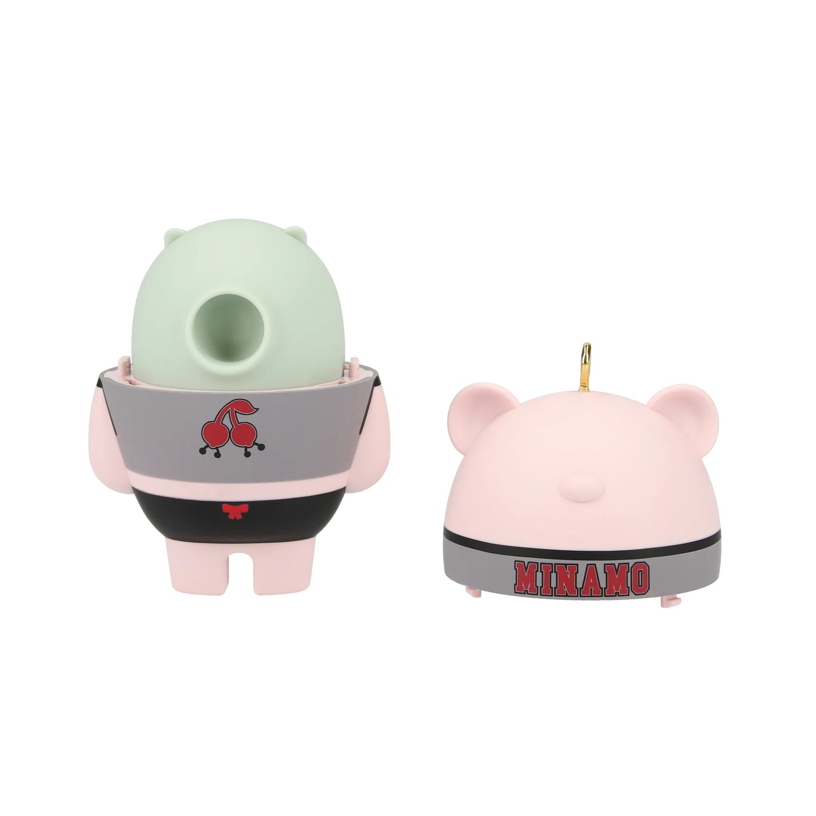 CHARMY MINAMO Lotus Pink (RINGER GRAY T-SHIRT)