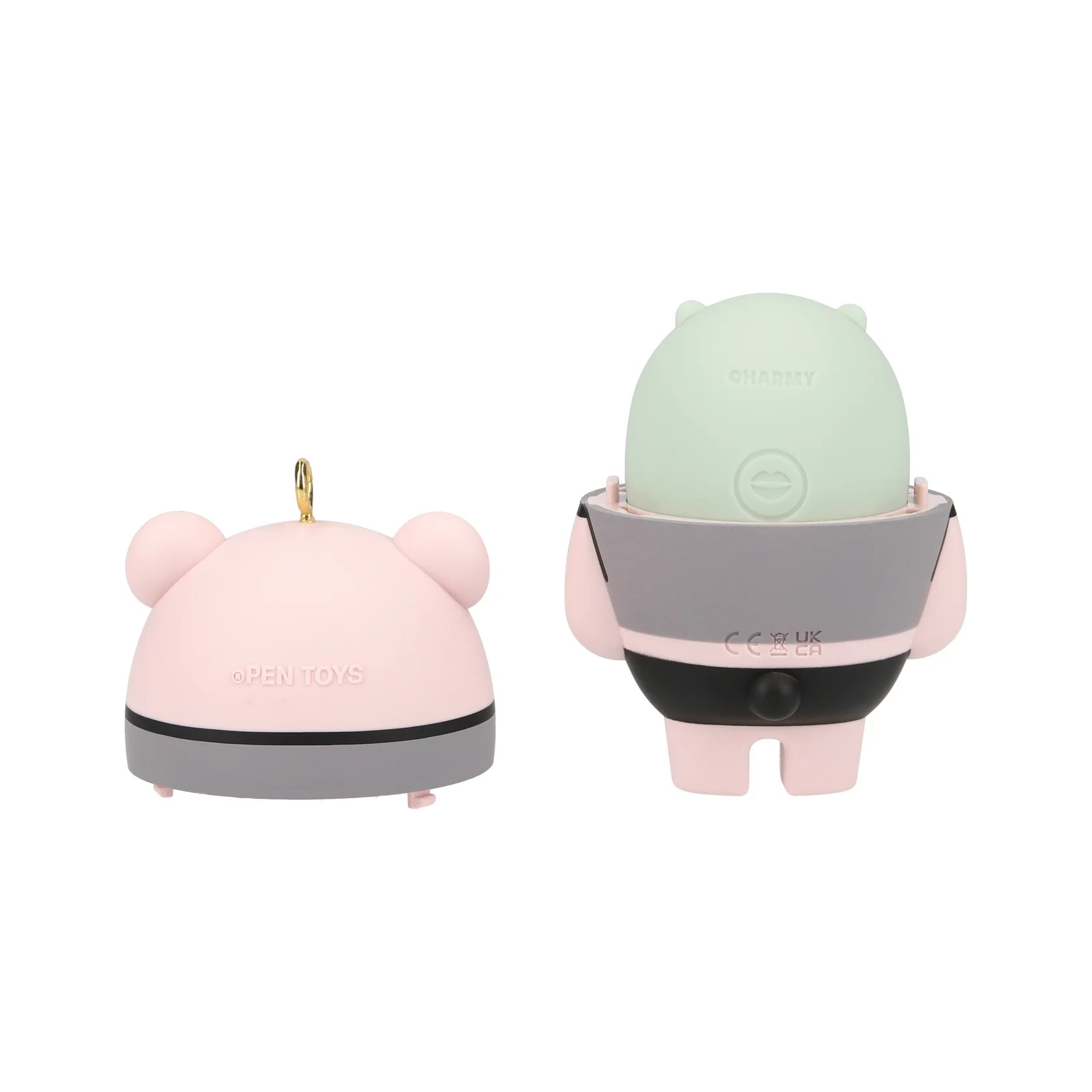 CHARMY MINAMO Lotus Pink (RINGER GRAY T-SHIRT)